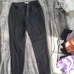 Curvy High Rise Black Jeans